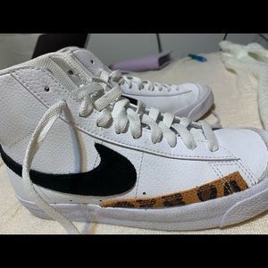 COPY - Cheetah Nike Mid Blazers